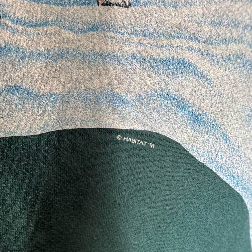 Signal Sports Forest Wolf Graphic Crewneck Sweatshirt - Dark Green - Picture 3 of 8